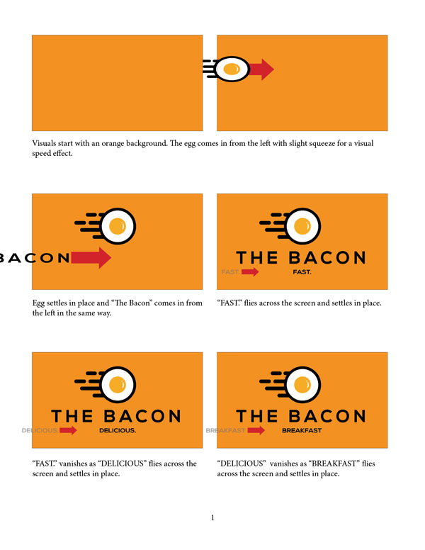 The Bacon HTX Storyboard 1 // Illustrated by Brandon Nagy