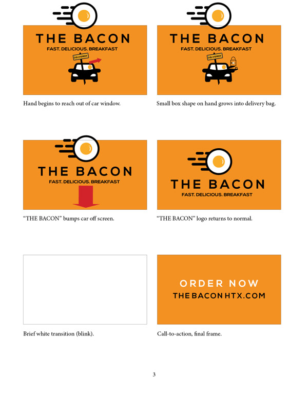 The Bacon HTX Storyboard 3 // Illustrated by Brandon Nagy
