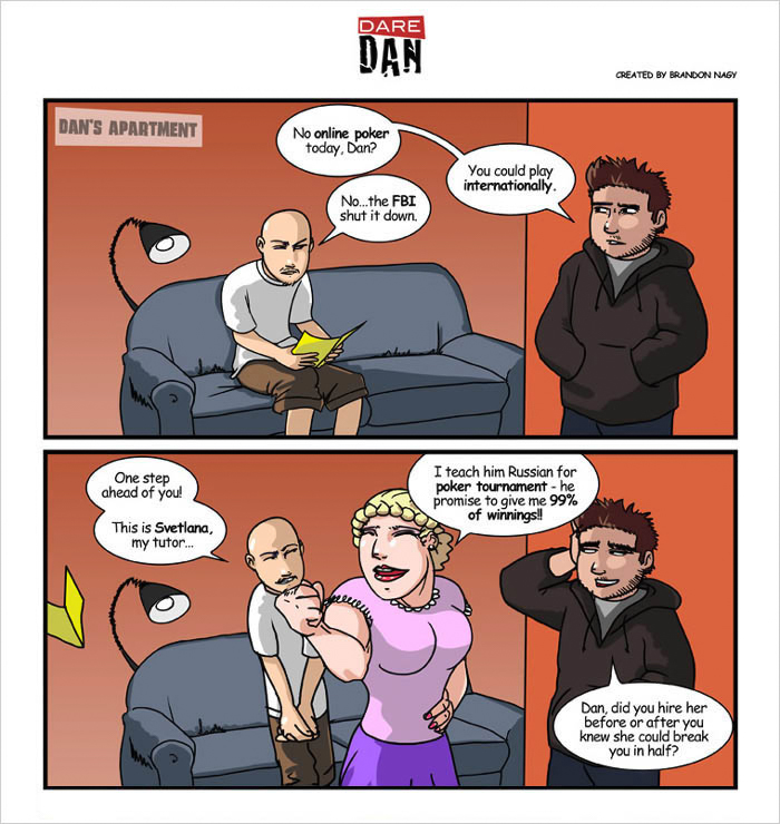 Dare Dan 'POKER ADDICTION // Illustrated by Brandon Nagy