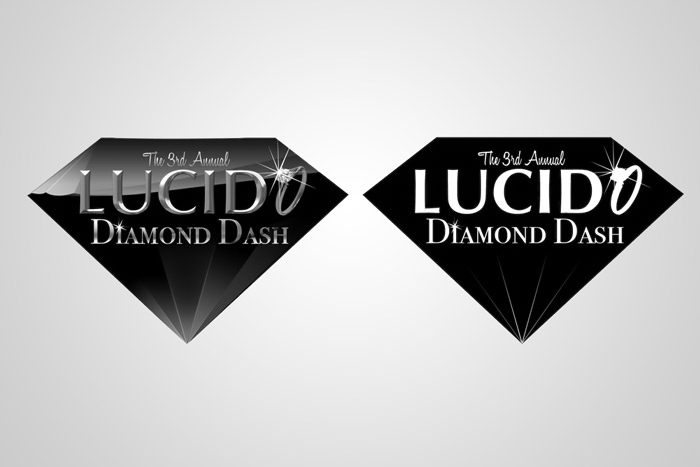 Lucidio Diamond Dash Logo // Designed by Brandon Nagy
