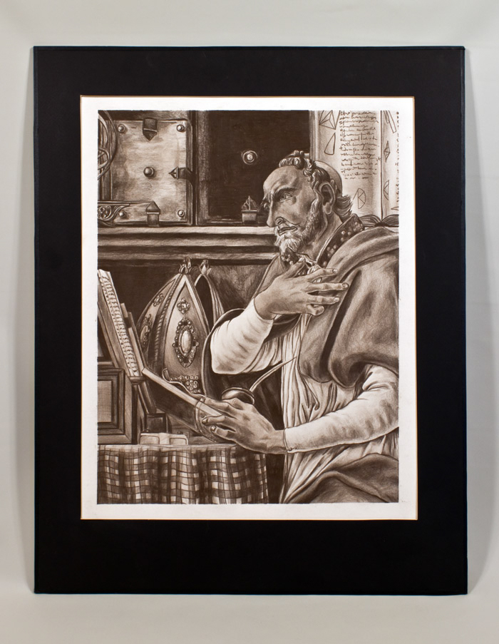 St. Augustine In His Study // Illustrated by Brandon Nagy