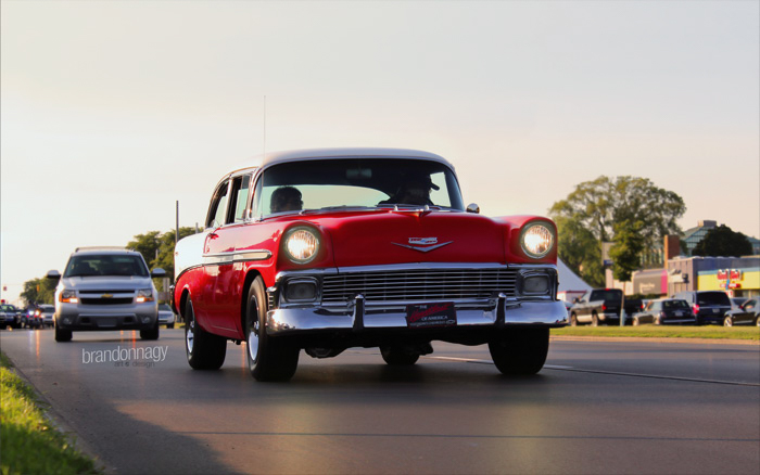 1956 Chevy at the Woodward Dream Cuise // Photography by Brandon Nagy